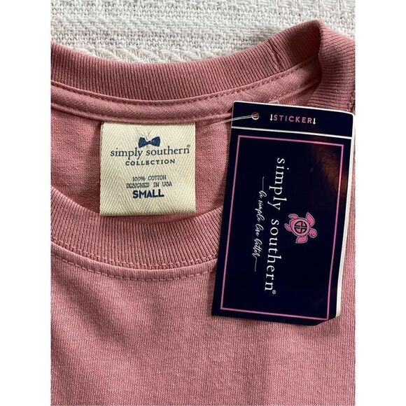 SIMPLY SOUTHERN  SMALL “RED, WHITE & SWEET” Tshirt - Picture 8 of 8